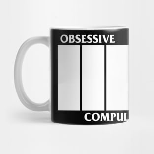 Asplenia Studios: Obessive Compulsive Flag (white) Mug